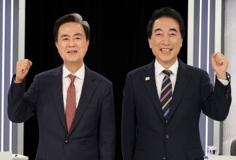 충남지사 후보 행정통합 격돌…金 “몇달 전엔 반대” 朴 “반드시 재추진”
