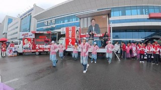 6·3 지방선거 공식 선거운동 개막… 대전역·으능정이 뜨겁게 달군 여야 ‘댄스 유세전’ 현장