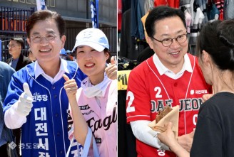 지방선거 전 마지막 주말…대전시장 후보들 ‘뜨거운 호소’