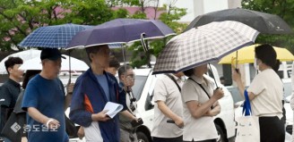 본격적인 장마철의 시작