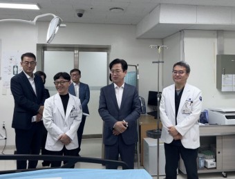 응급실 인력난에 트램 상권 불편까지… 허태정, 취임 100일 맞아 민생현장 점검